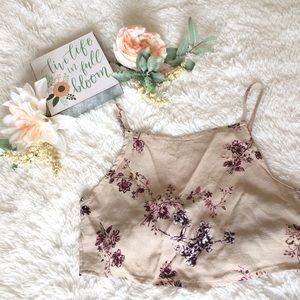 Floral Crop Top